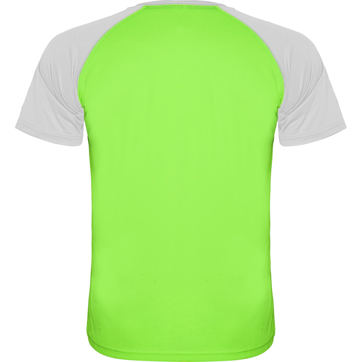 Verde fluor / Blanco - espalda