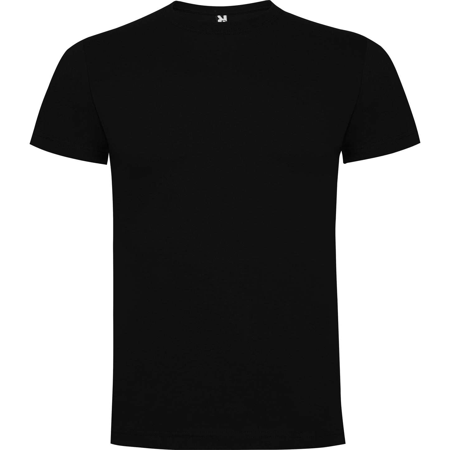 Camiseta Básica Algodón - Negro frontal