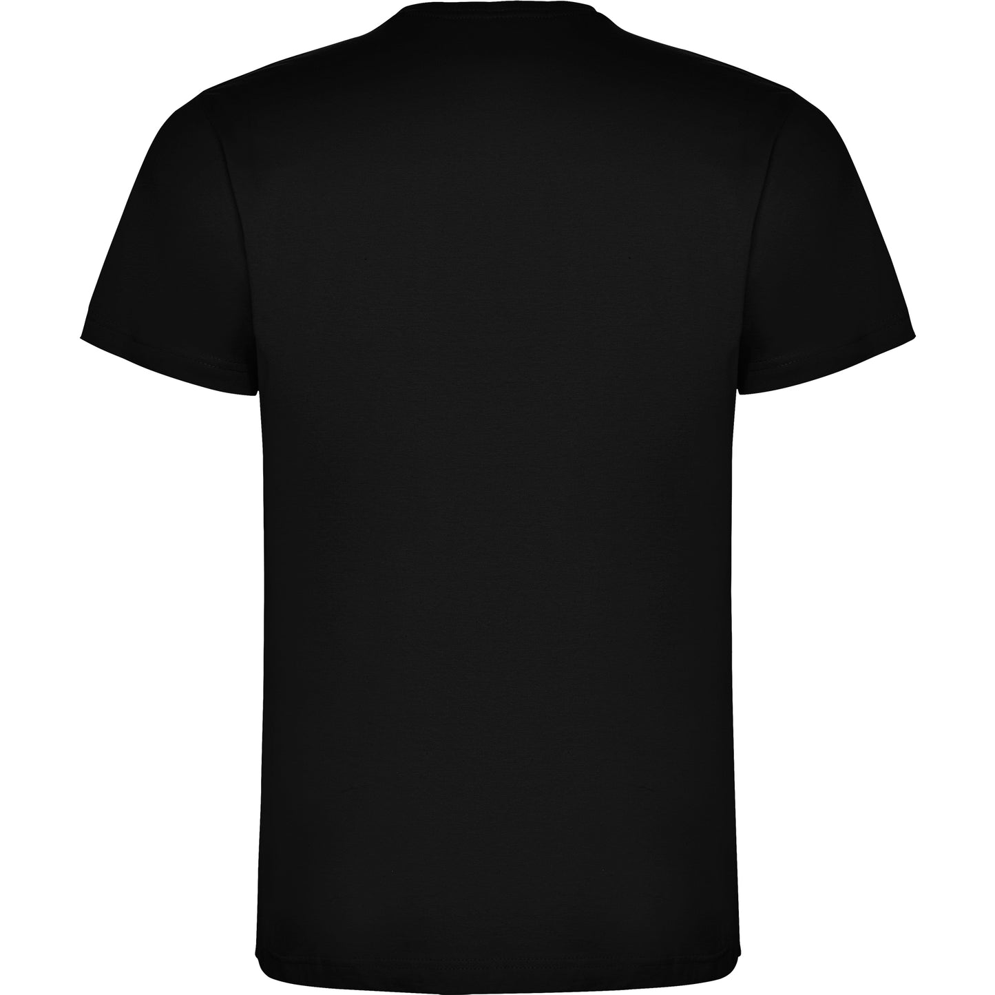 Camiseta Básica Algodón - Negro espalda