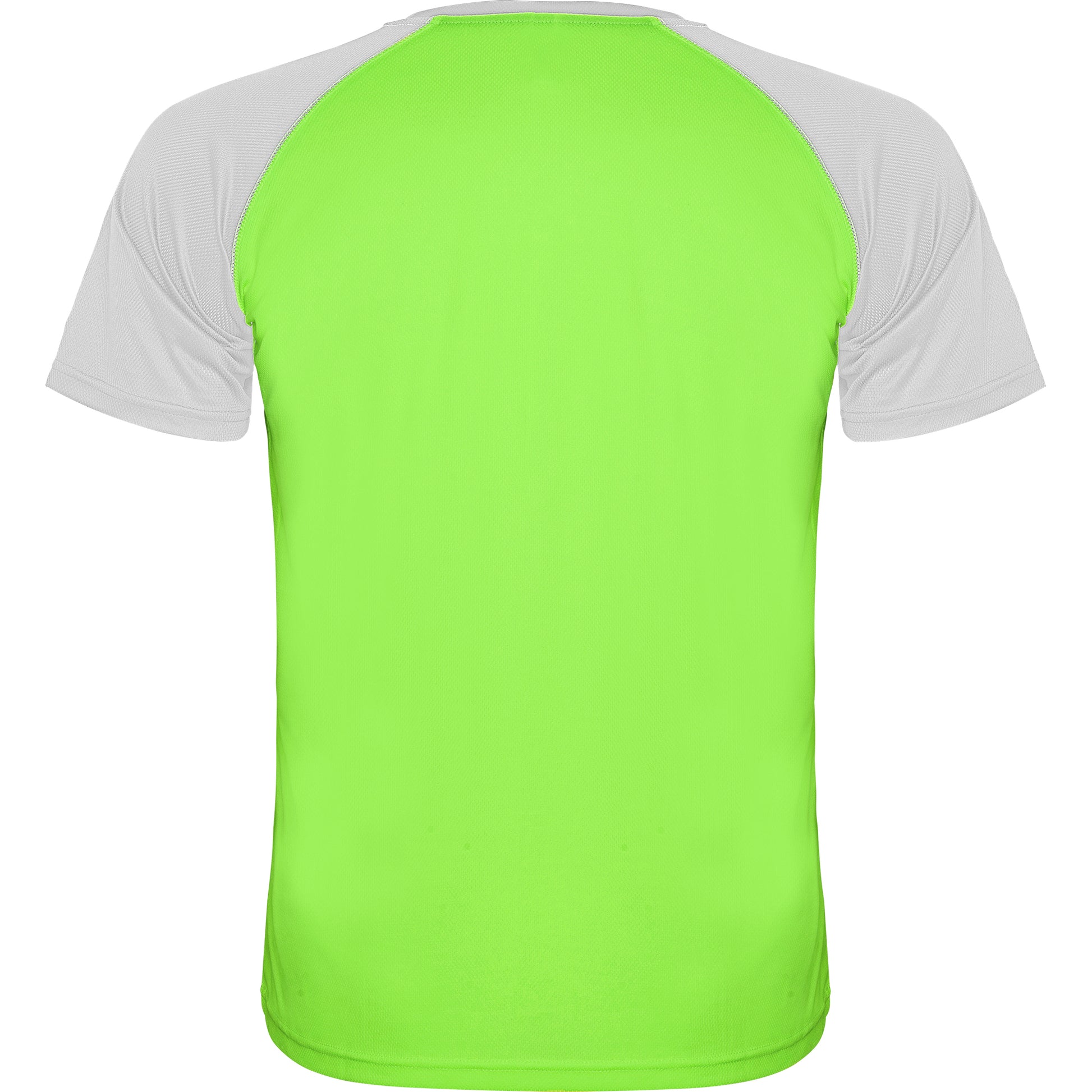Verde fluor / Blanco - espalda