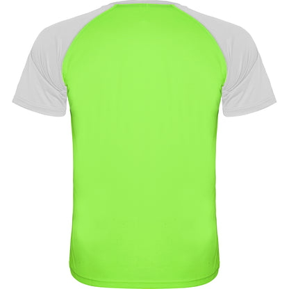 Verde fluor / Blanco - espalda