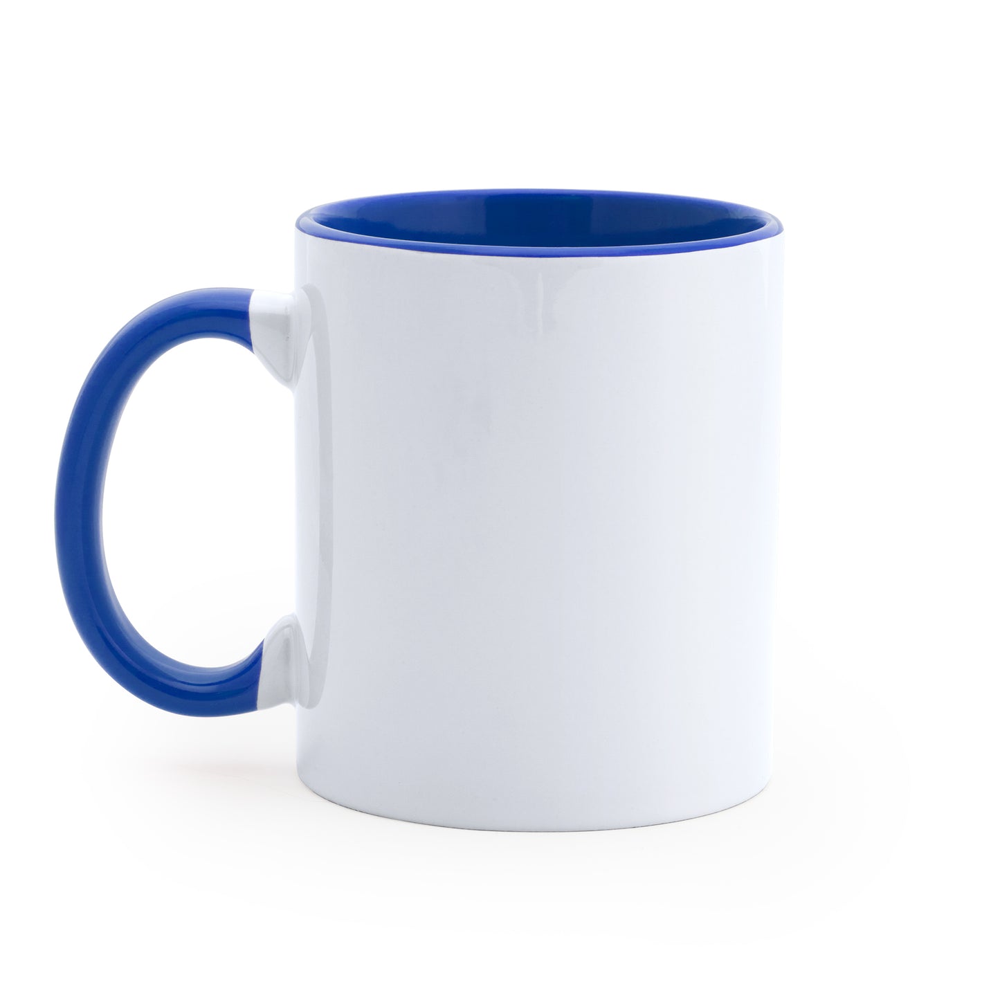 Taza Bicolor Mango - Blanco / Royal